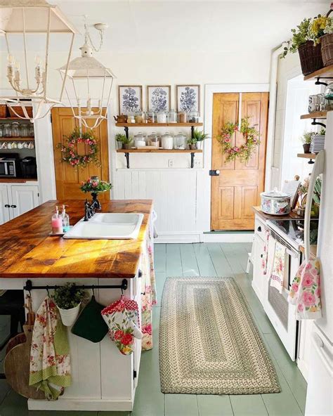 Get Inspired By These Sweet Cottagecore Kitchens Cottagecore