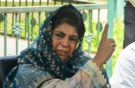 J K Assembly Polls Mehbooba Mufti Urges Eci To Check Electoral