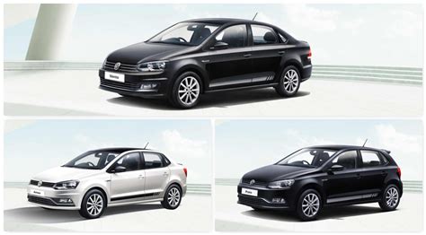 Volkswagen Introduces Black White Editions Of Polo Ameo And Vento