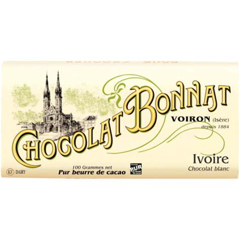 Chocolat Bonnat Ivoire White Chocolate Bar World Wide Chocolate