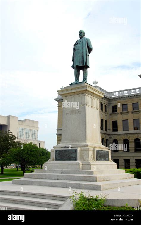 President William Mckinley Statue At The Lucas County Courthouse At