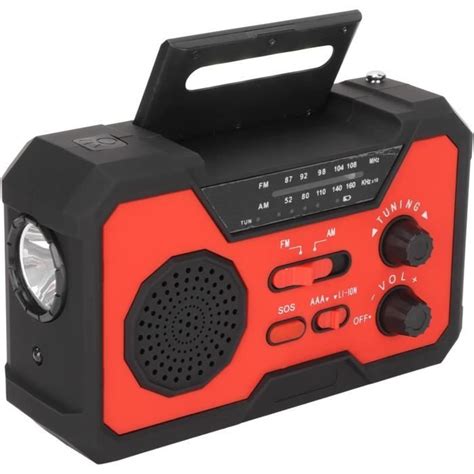 Radio D Urgence Manivelle Radio M T O Portable Am Fm Tanche Avec