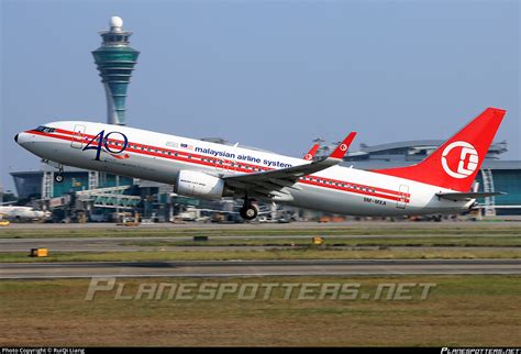 9M MXA Malaysia Airlines Boeing 737 8H6 WL Photo By RuiQi Liang ID