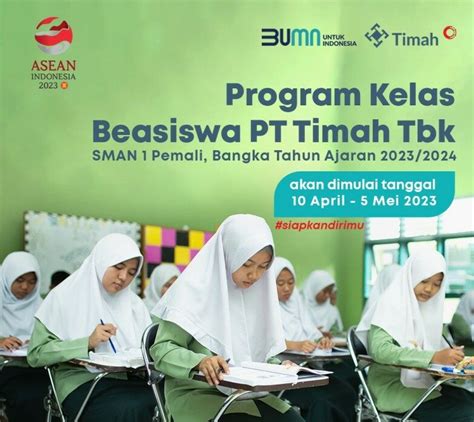 Pendaftaran Program Beasiswa PT Timah Masih Dibuka Loh Yuk Jangan