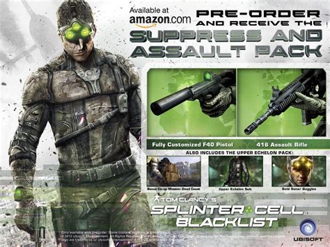 Pre-Order Bonuses - Splinter Cell: Blacklist Guide - IGN