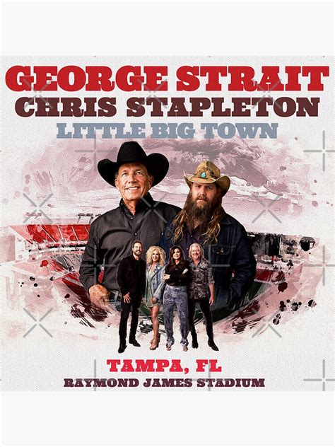 "chris stapleton tour 2023 tampa" Sticker for Sale by omMas | Redbubble