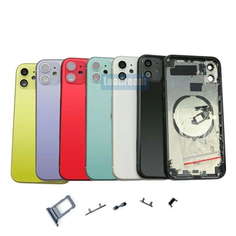 Back Housing For Iphone 11 Pro Max Back Battery Door Glass With Middle Chassis Frame Sim Tray