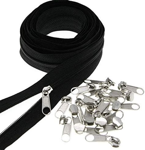 Black Nylon Coil Zippers By The Yards Bulk Zippers Yards With