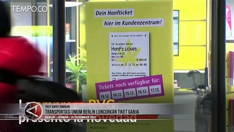 Transportasi Umum Di Berlin Luncurkan Tiket Ganja Yang Bisa Dimakan