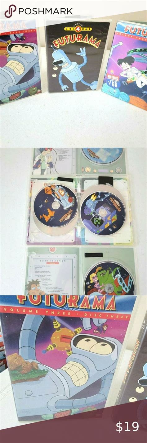 Futurama Dvd Bundle Includes Vol 4 Complete Vol 3 Disc 3 Vol 3 Disc 4