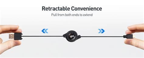 Cable Matters 2 Pack Retractable Micro Usb Cable 25 Feet