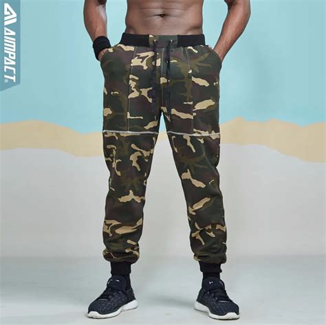 Aimpact Camouflage Jogger Pants For Men Cotton Casual Sweatpants Male