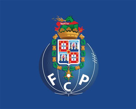 FC Porto Club Logo Symbol Portugal League Football Abstract Design