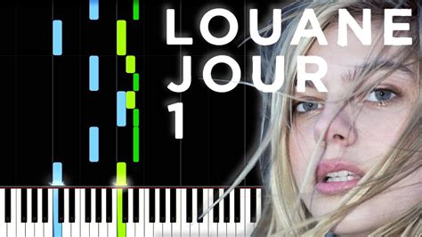 Jour Louane Synthesia Piano Tutorial Youtube