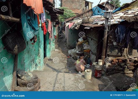 Slum Dwellers Of Kolkata India Editorial Photo Image