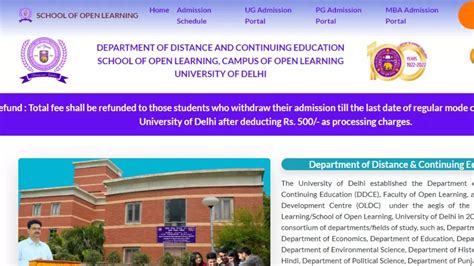 DU SOL PG Admission 2023 DU SOL PG Admission Registration Begins Know