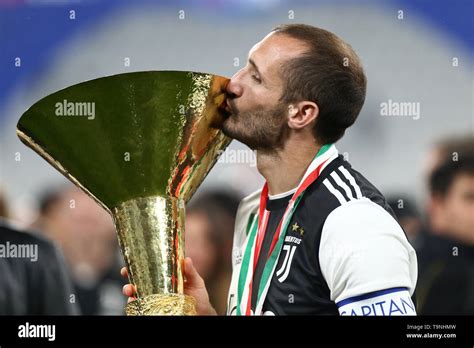 Torino Italy 19th May 2019 Giorgio Chiellini Of Juventus Fc In