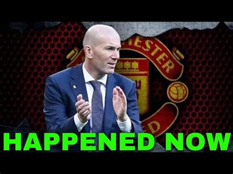 BREAKING NEWS Ten Hag On Thin Ice As Man Utd Eye Zidane As New