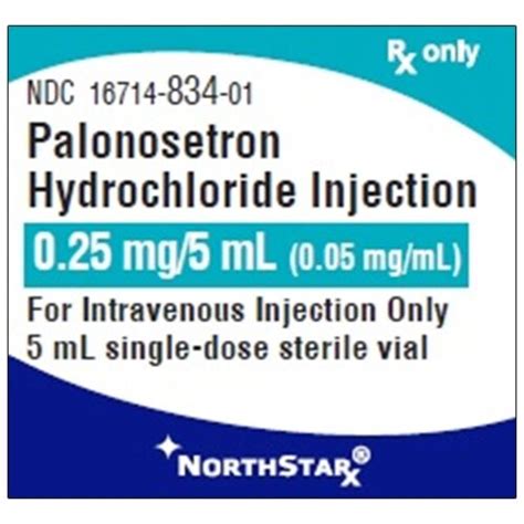 PALONOSETRON HCL, VL 0.25MG/5ML 5ML-16714083401