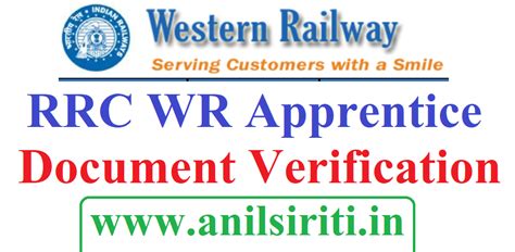 Western Railway Sabarmati Ahmedabad Apprentice Document Verification