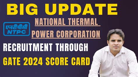 NTPC EET Recruitment Through GATE 2024 Score Card Don T Miss Out On