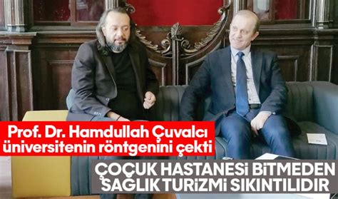 KTÜ Rektörü Prof Dr Hamdullah Çuvalcı üniversitenin röntgenini çekti