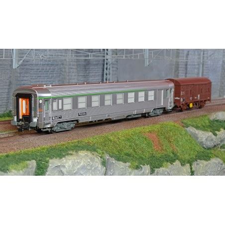 Set De 1 Voiture Voyageurs DEV Inox Et Wagon G4 SNCF Jouef HJ4183