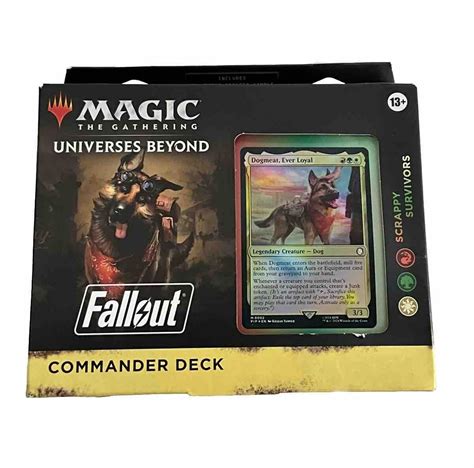 Magic The Gathering Universes Beyond Fallout Commander Deck Scrappy