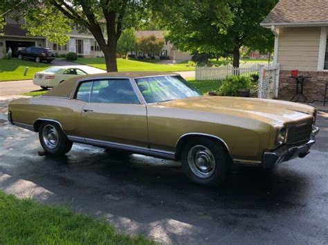 Seller Of Classic Cars 1970 Chevrolet Monte Carlo Goldgold