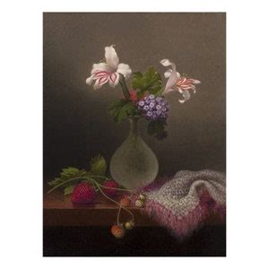 Martin Johnson Heade Vase Mais Lilien Heliotrope 1863 Moody Floral