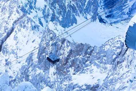 Zugspitze, Germany - December 29, 2018 : Winter View of the Cliffs of ...