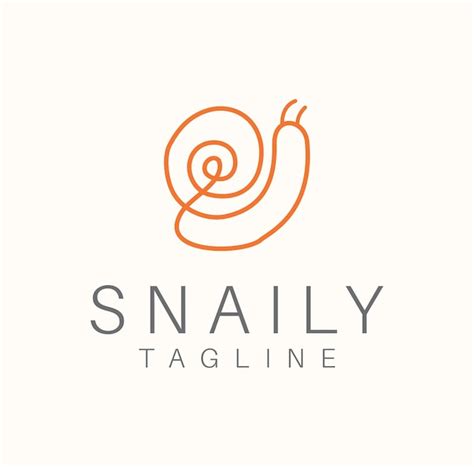 Premium Vector Snail Or Slug Logo Line Art Outline Minimalist