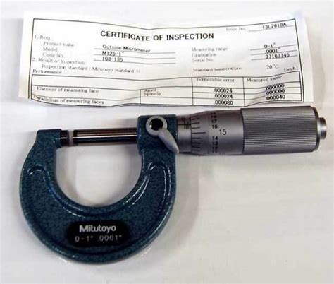 Mitutoyo X Grad Series Outside Micrometer W Friction