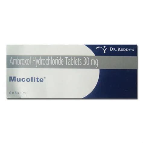 Ambroxol Hydrochloride Tablet 30 Mg Dr Reddys Laboratories Ltd