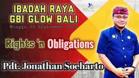 Ibadah Raya Gbi Glow Bali Minggu September Dilayani Oleh