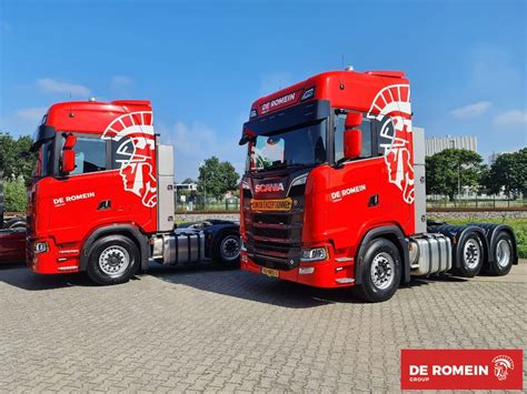 Neue Schwerlast Zugmaschinen Von Scania De Romein