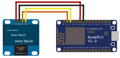 Nodemcu Esp Oled Display Code Example Circuits You