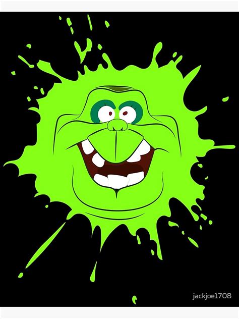 "Cartoon style slimer (Ghostbusters)" Canvas Print for Sale by jackjoe1708 | Redbubble