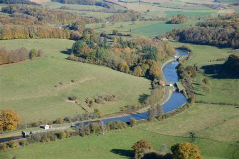 Canal Des Ardennes Vers Le Chesne Les Ardennes Vues Du Ciel