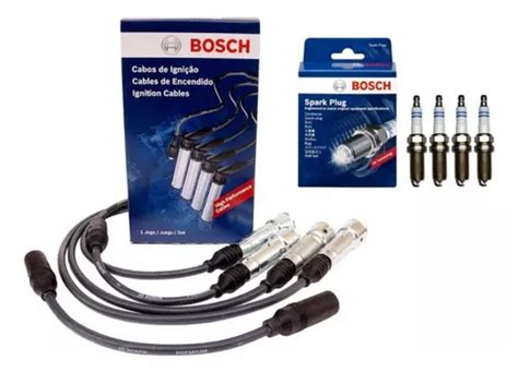 Kit Cables Y Bujias Bosch Vw Gol 1 6 Nafta Con Distribuidor