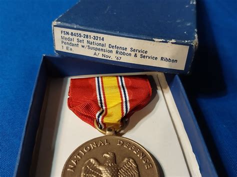 Medal Def 1967 box - Doughboy Military Collectables Springfield Missouri