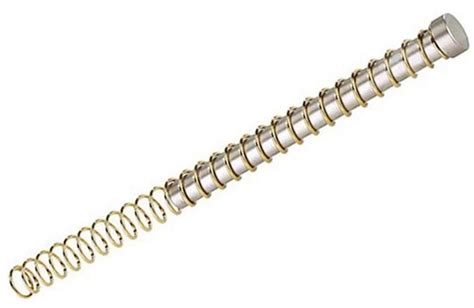 Beretta Handgun Parts 9296 Solid Steel Recoil Spring Guide And Recoil Spring Gold Finish