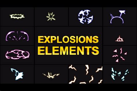 Explosions Elements Vfx Unity Asset Store