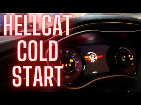 Hellcat Sound – Dodge Challenger hellcat widebody Cold start exhaust ...