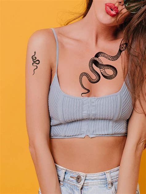 Kit Di Adesivi Per Tatuaggi Fogli Di Tatuaggi Temporanei Con Motivo