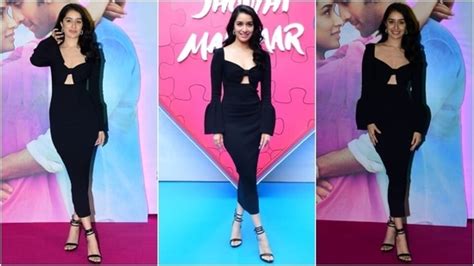 Shraddha Kapoor In Black Cut Out Dress Stuns With Dapper Ranbir Kapoor