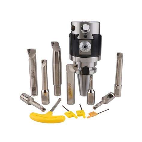 Micro Boring Bar Set Bt 40 Universal Milling Machine Boring And Facing