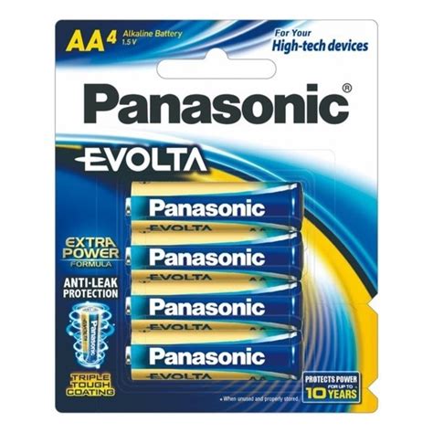 Panasonic Evolta Aa Alkaline Battery 4 Pack Elive Nz