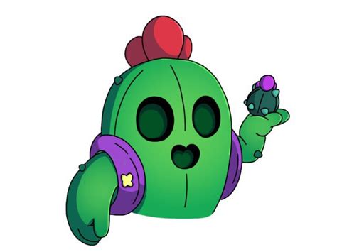 Spike Corpo Inteiro Brawl Stars Desenhos