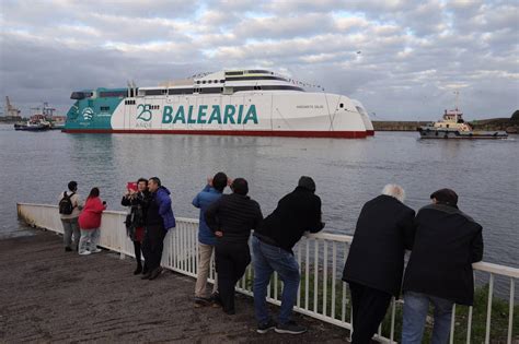 Así es el nuevo ferri de Baleària botado en Gijón 126 millones de